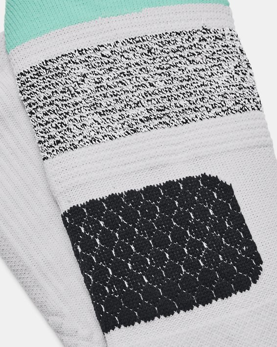 Unisex Curry ArmourDry™ Playmaker Mid-Crew Socks in Gray image number 1